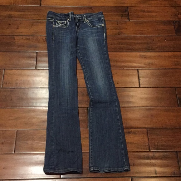 LA Idol jeans size 5 bootcut. - Picture 3 of 4
